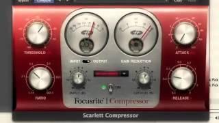 Demo Focusrite Scarlett Plug in Suite AU VST on MAC OSX