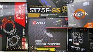 AMD Ryzen 5 3500 msi MAG B550M MORTAR be quiet PURE ROCK SLIM RADEON RX6700XT Gaming PC Build