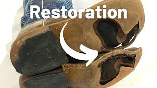 UNBELIEVABLE BOOT RESTORATION | Anderson Bean Boots Go From Trash to Almost New