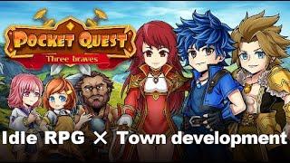 Pocket Quest Three Braves (by BROCK Corp) IOS Gameplay Video (HD)