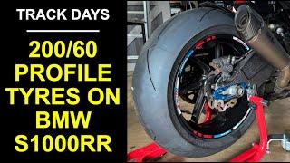 Fitting and Testing 200/60 Profile Tyre on BMW S1000RR - Supercorsa SP V4