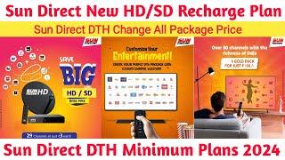 Best Sun Direct Recharge Plans 2024 | Sun Direct Package | Sun Direct DTH Plans | Sun Direct HD Plan