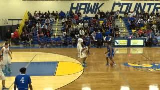 Sean Barksdale basket plus the foul off a pass from Ryzson Barnes