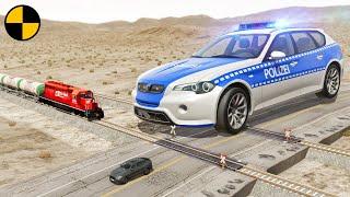 Super Giant Police Car vs Bandit  BeamNG.Drive