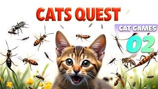 CAT GAMES | Endless Fun for Cats | VOL 2 | 3 Hours Game For Cats