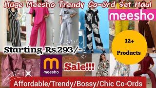 Huge Meesho Trendy Co-Ord Set Haul| Affordable/Trendy/Bossy/Chic Co-Ords|Starting Rs.293/- #youtube