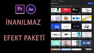 Premiere pro ve After Effects için ücretsiz Geçiş efektleri ve Reklam paketleri