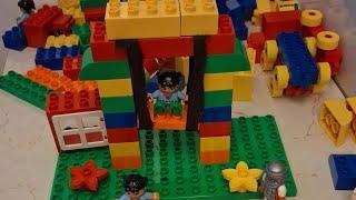 How To Build a Play Ground DIY Building Blocks Lego Puzzle Tutorial Asrm #satisfyingasmr #lego