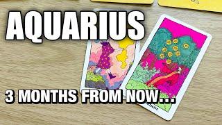 AQUARIUS "SOMETHING BIG COMING! 3 MONTHS FROM NOW!" July, August, September 2024 Horoscope Message