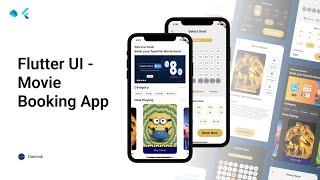Flutter UI - Movie Booking App / Speed Code