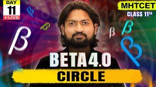 CIRCLES - Class 11 | MHTCET 2025 | Beta 4.0#mhtcet #mhtcet2025 #live #circles #mhtcet #beta4batch