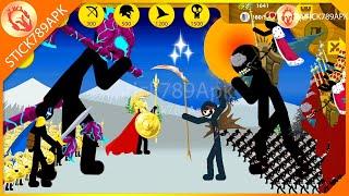 FINAL BOSS VAMPIRE, XIPHOS GOLDEN VS MEGA KING RIDER KAI GIANT | Stick War Legacy Mod | Stick789Apk