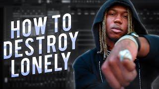 HOW TO MAKE DARK BEATS FOR DESTROY LONELY (fl studio tutorial)