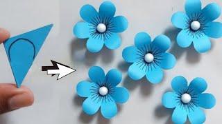 Easy Paper Flower Making Craft / How To Make Paper Flower / Paper Flower Making Step By Step