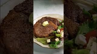 5 mins Air Fried Ribeye Steak and Salad!