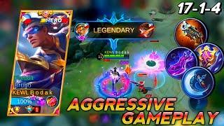 OUTPLAYED BRUNO AGGRESSIVE GAMEPLAY | TOP GLOBAL BRUNO BEST BUILD 2021 - MARKSMAN JUNGLE META