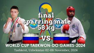 World Cup taekwondo ITF 2024 Final sparring male 58 kg