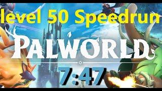 [World Record] Palworld Level 50 Speedrun in 7:47 (Custom Restricted)