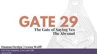 Human Design - Gate 29