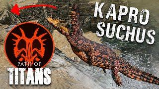 Dieses KROKODIL kann Wasserfälle "hochfliegen"  Überleben als KAPROSUCHUS   - Path of Titans