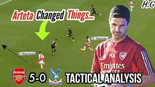 Gabriel Martinelli UNLOCKED, Arteta’s Ruthless Plan: Arsenal 5-0 Crystal Palace Tactical Analysis