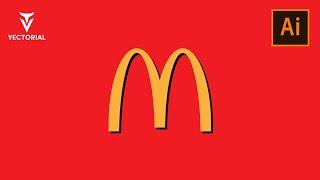 How to Make a McDonald`s logo in Adobe Illustrator