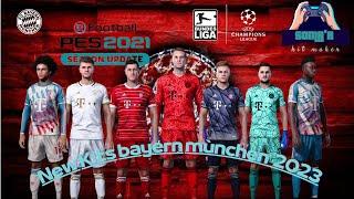 PES 2021 | NEW KITS BAYERN MUNCHEN FC 2022 \ 23 - SIDER & CPK || DOWNLOAD  _  SOMAA | PES MASTER