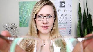  Eye exam and Frames Fitting  ASMR