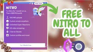 Discord is giving *EVERYONE* 1 month free Nitro | Here's how you can get it | ONLY 9 DAYS REMAINING