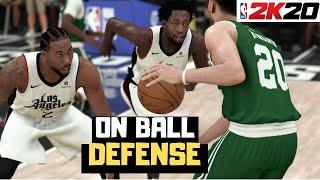 NBA 2K20 On Ball Defense Tutorial (FOR BEGINNERS)
