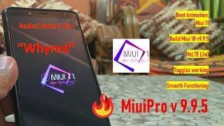 MIUIPRO 9.9.5 [PIE] for ‘Whyred’ | Miui 11 Boot Animation | Alternate way of ROM download