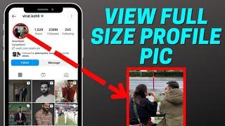 How To See Full Size Profile Picture Of Instagram Users? Download Full Size Dp Instagram