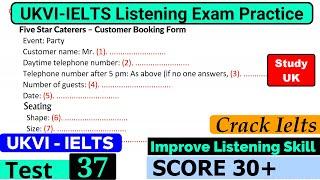 UKVI IELTS Listening Practice Test 2024 With Answers [ Test - 37 ]