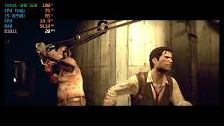 The Evil Within Test on Intel UHD 620.
