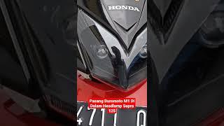 Pasang Duromoto M1 di Dalam Headlamp Supra 125