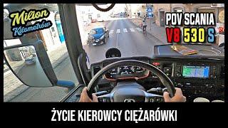 POV Driving Scania V8 530S - Przejazd przez Cupra Marittima nad Morzem Adriatyckim