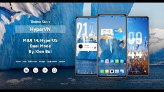 Terbaru! Tema HyperVN || Support Kustomisasi Lockscreen dan Homescreen Yang Keren