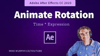 After Effects: How To Animate Rotation (Time * Expression)