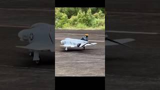 Takeoff - TopRC Model F-4 Phantom Turbine Jet w/Jetcat P-180RXi Engine #rcturbine #warbird  #jet