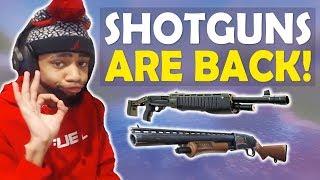 SHOTGUNS ARE BACK | PURGING IN PARADISE | BUFFED HIGH KILL FUNNY GAME - (Fortnite Battle Royale