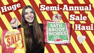 Huge Semi-Annual Sale Haul! | Bath & Body Works SAS Winter 2020