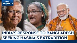 Sheikh Hasina News | India On Bangladesh Seeking Sheikh Hasina's Extradition: "No Comment"