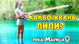 Какво ХВАНА Лили на река Марица и река Тополница? Риболов на кефал и костур.