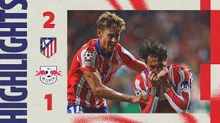 HIGHLIGHTS | Atlético de Madrid 2-1 RB Leipzig | MD 1 Champions League 2024/25