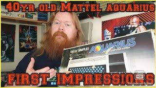 Mattel Aquarius 40 year old computer first impressions #2022 #retro #gaming #hiddengem #wow