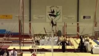 Leda gymnastics - 9 year old - bars - Pipers Vale regionals - 12.750