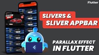 Flutter Tutorial: Flutter Slivers | Flutter Sliver Appbar | Flutter CustomScrollView