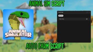 Animal simulator script autofarm coins fluxus, delta Roblox | NixScripts