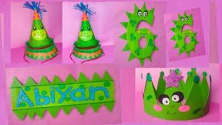 DIY Dinosaur Birthday Crafts | DIY Dinosaur Themed Decor | Hania Craft Ideas | #birthdaydecoration