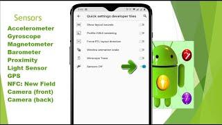 How to Disable All Sensors of Android Smart Phone without Using Any App